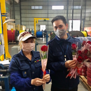 董事長的心意女神們收到啦——祝三八節(jié)快樂！