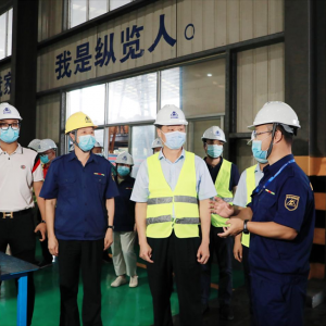 南寧市委常委、常務(wù)副市長陳竑率隊到我司考察指導(dǎo)