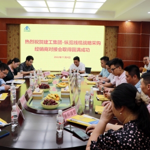 眾志成城 同創(chuàng)共贏——建工集團、縱覽線纜戰(zhàn)略采購經(jīng)銷商對接交流會 ... ... ...